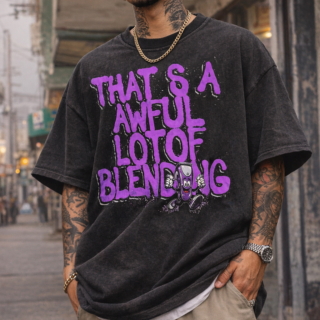 THATS A AWFUL LOT OF BLENDING VINTAGE OVERSIZED TSHIRT